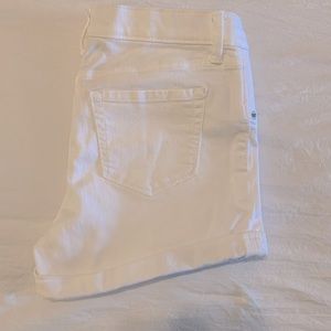 Liz Lange for Target Midi white denim shorts